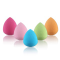 Tear drop shape cosmetic make up foundation sponge puff black latex free beauty makeup sponge blender